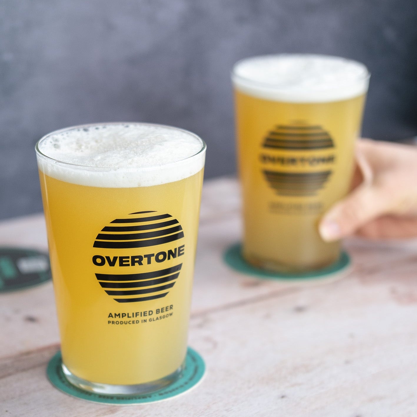 Overtone Pint Glass